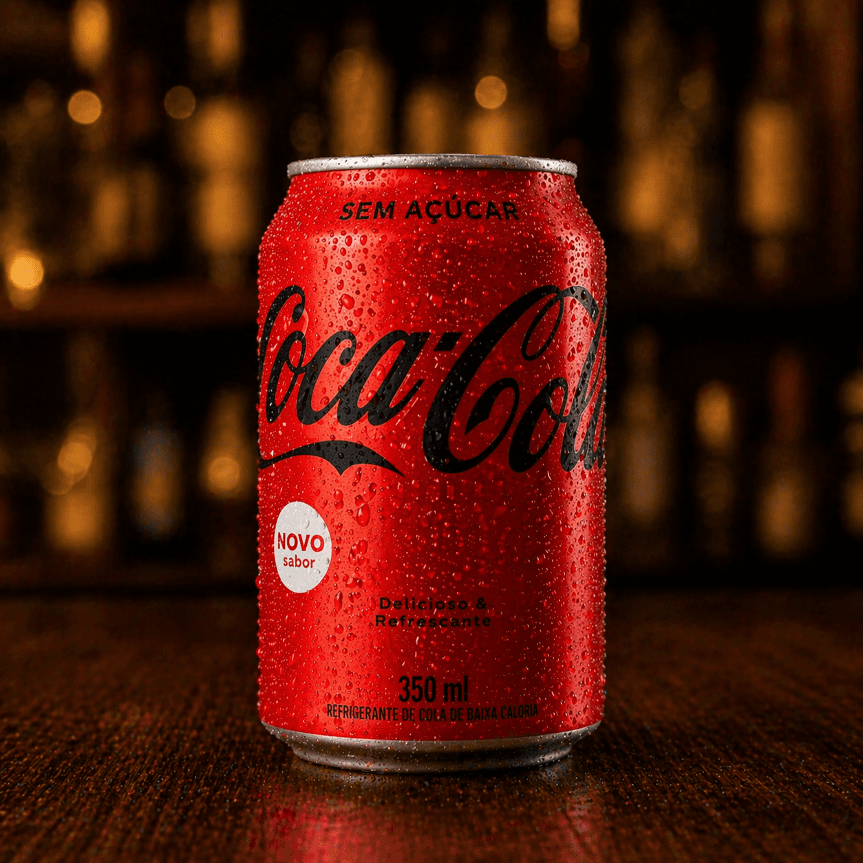 Coca Cola Sem Açúcar Lata 350ml