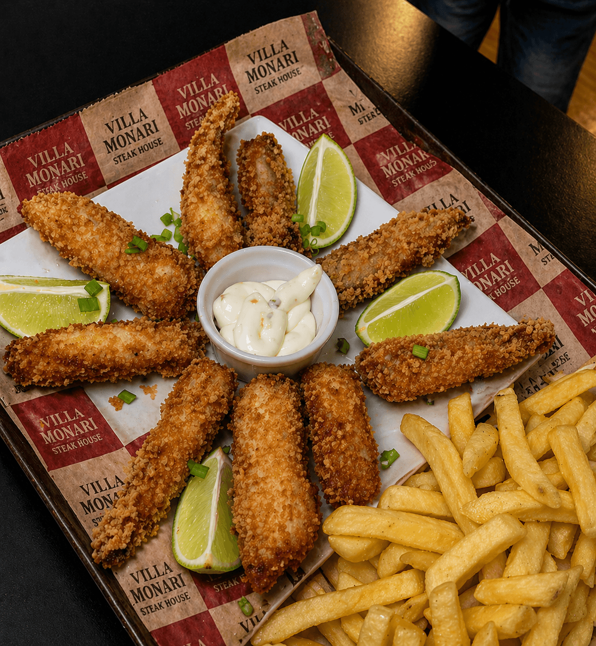 Iscas de Tilápia e Batata