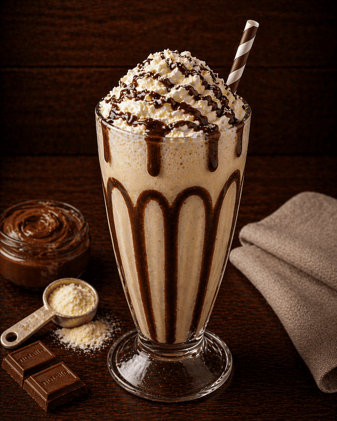 Milk Shake Ninho e Nutella